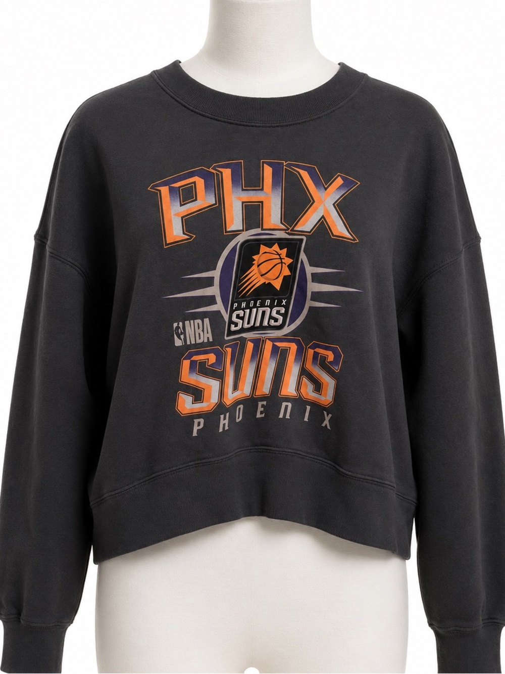 Abercrombie & Fitch Charcoal Gray Crewneck Sweatshirt